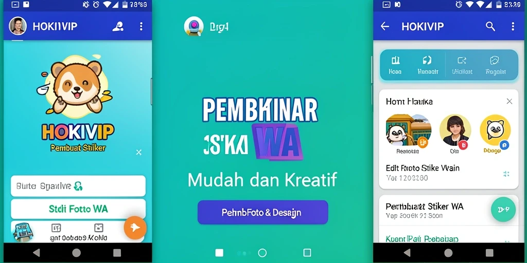 Tampilan antarmuka pengguna HOKIVIP yang sederhana dan intuitif.