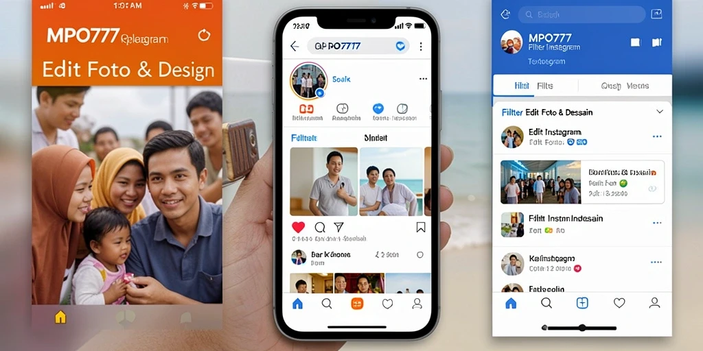 Antarmuka MPO777 yang sederhana dan fungsional untuk editing foto.
